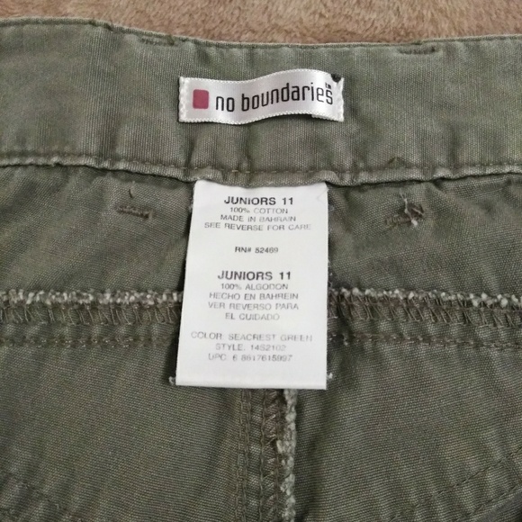 NO BOUNDARIES CAPRIS ARMY GREEN - Picture 5 of 5
